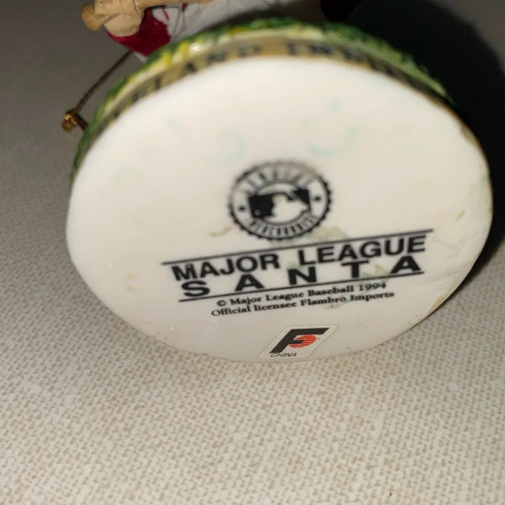 VTG Flambro 1994 Cleveland Indians Major‎ League Baseball Christmas ornament